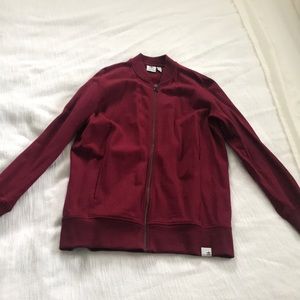 Adidas long burgundy sweater